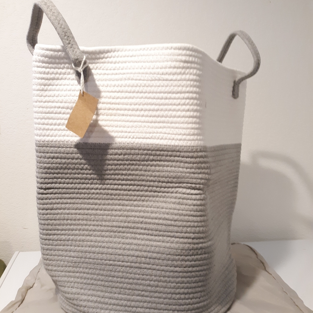 YOUDENOVA Woven Laundry Hamper - Cotton Rope Laund